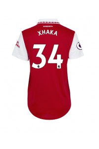 Arsenal Granit Xhaka #34 Fotballdrakt Hjemme Klær Dame 2022-23 Korte ermer